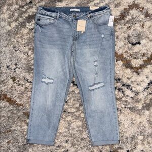 *NWT KanCan Light Blue Distressed Jeans